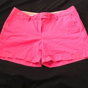 Neon pink Tommy Hilfiger shorts
